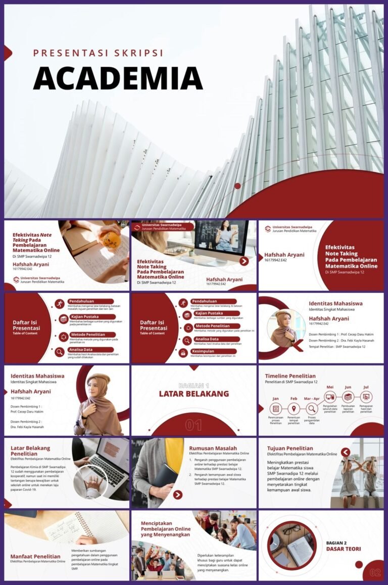 Template Presentasi Skripsi Template Presentasi