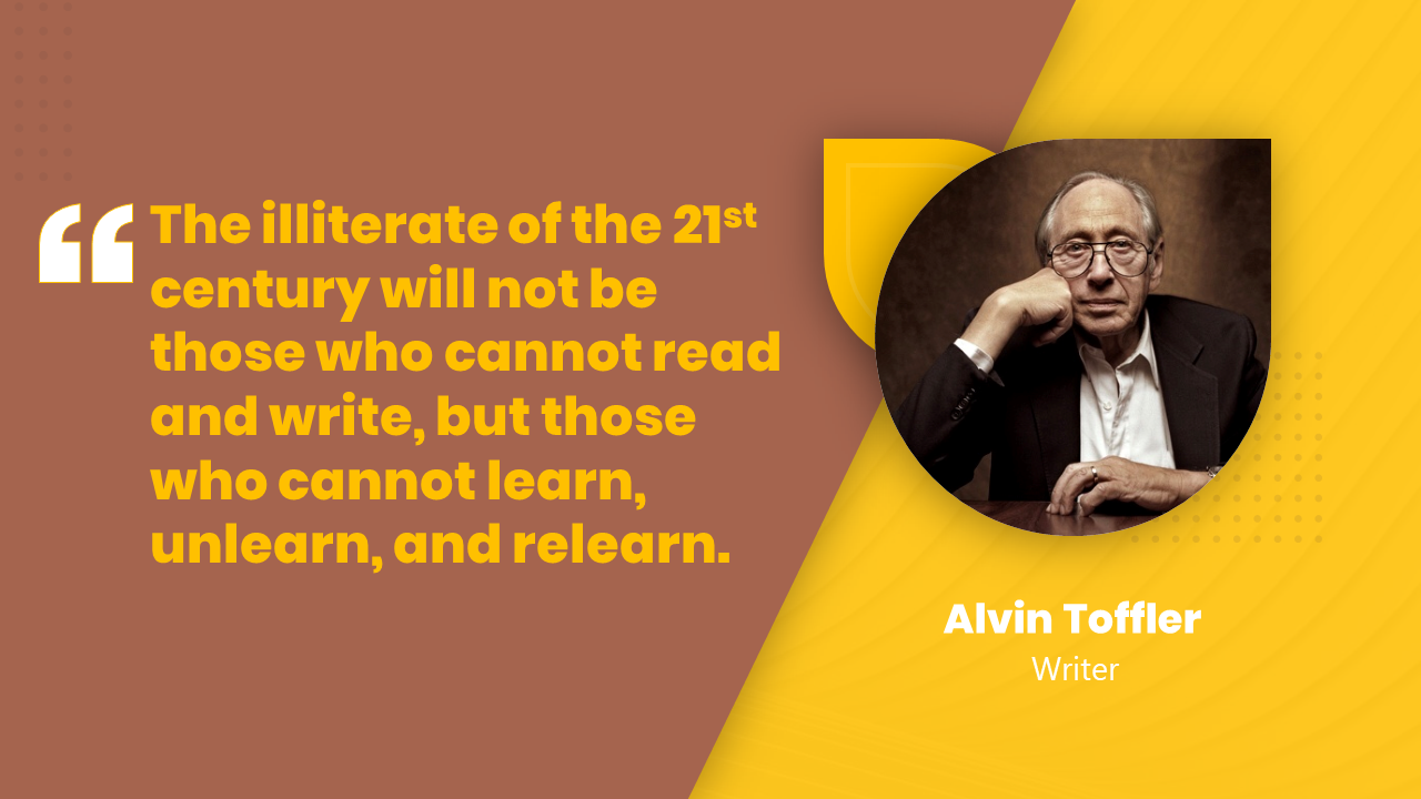 Membuka Presentasi - Kutipan Alvin Toffler