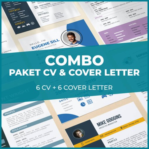 Paket CV Combo + Cover Letter